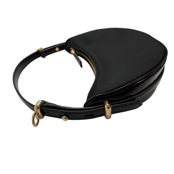 Prada Arque Nylon Mini Bag With Leather Trim in Black - Picture 6 of 9